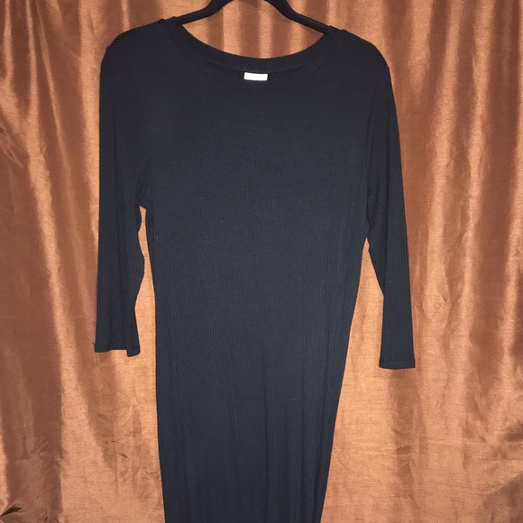 black cotton dress - Picture 2 of 2